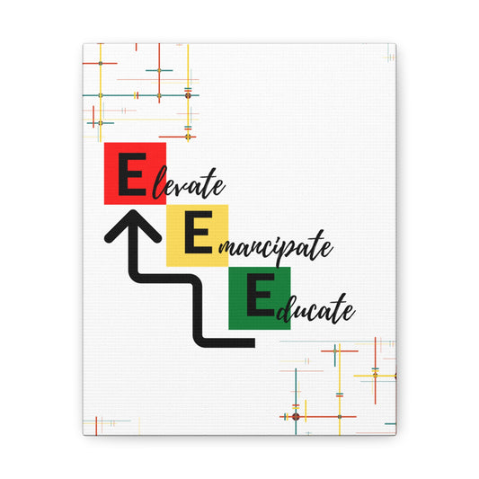 "Three E's" Canvas Gallery Wraps