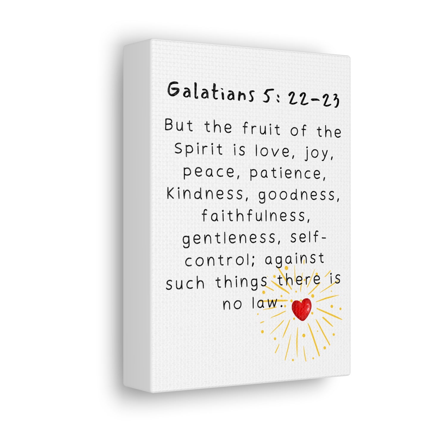 "Galatians 5:22-23" Canvas Gallery Wraps